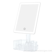 Lighted Makeup Vanity Mirror with Organizer Tray